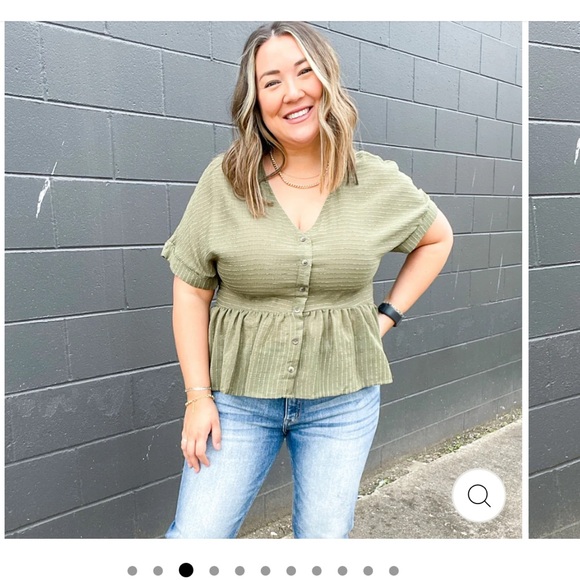 Blu Pepper Green Top - Picture 6 of 8